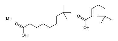 (neononanoato-O)(neoundecanoato-O)manganese Structure