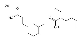 (2-ethylhexanoato-O)(isodecanoato-O)zinc结构式