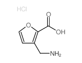 3-Aminomethyl-furan-2-carboxylic acid hydrochloride结构式