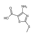 5-Thiazolecarboxylicacid,4-amino-2-(methylthio)-(9CI) structure