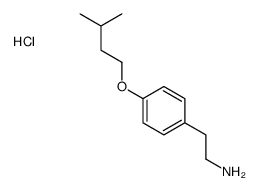 2-[4-(3-methylbutoxy)phenyl]ethanamine,hydrochloride Structure