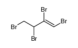 Z,E-1,2,3,4-tetrabromo-1-butene Structure