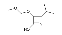 4-Isopropyl-3-(methoxymethoxy)-2-azetidinone Structure