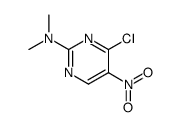 4-chloro-N,N-dimethyl-5-nitro-2-pyrimidinamine结构式