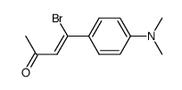 α-Brom-4-dimethylamino-benzyliden-aceton Structure