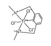 (2,6-bis[(dimethylamino)methyl]phenyl-C,N,N')titanium trichloride Structure