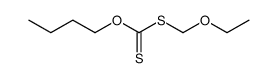 Butylxanthogensaeure-aethoxy-methylester Structure