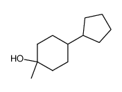 4-Cyclopentyl-1-methyl-cyclohexanol结构式