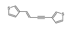 (E)-3,3'-(but-1-en-3-yne-1,4-diyl)dithiophene Structure