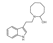 1-(2-(1H-indol-3-yl)ethyl)azocan-2-ol结构式