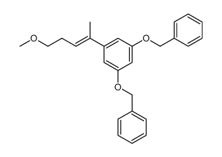 2-(3,5-dibenzyloxyphenyl)-5-methoxypent-2-ene Structure