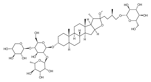 Trigofoenoside E-1 Structure