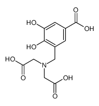 3-[[bis(carboxymethyl)amino]methyl]-4,5-dihydroxybenzoic acid Structure