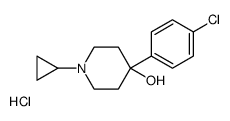 4-(4-chlorophenyl)-1-cyclopropylpiperidin-4-ol,hydrochloride结构式