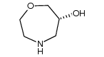 (R)-1,4-氧氮杂环庚烷-6-醇结构式