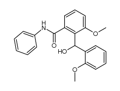 2-(hydroxy(2-methoxyphenyl)methyl)-3-methoxy-N-phenylbenzamide结构式