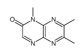 2(1H)-Pteridinone,1,6,7-trimethyl-(6CI)结构式