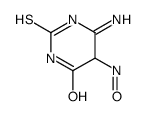 6-Amino-5-nitroso-2-thioxo-2,5-dihydro-4(3H)-pyrimidinone结构式