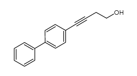 4-(biphenyl-4-yl)but-3-yn-1-ol结构式