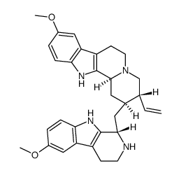 18,19-Didehydro-10-methoxy-16-[(S)-2,3,4,9-tetrahydro-6-methoxy-1H-pyrido[3,4-b]indol-1-yl]-17-norcorynan picture
