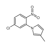 1-(5-chloro-2-nitrophenyl)-3-methyl-1H-pyrrole结构式