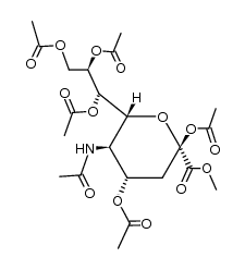 Neu5Ac methyl ester Structure