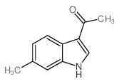 1-(6-甲基-1H-吲哚-3-基)乙酮结构式