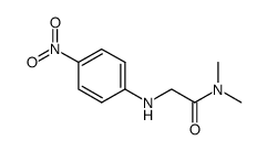 N,N-dimethyl-2-(4-nitrophenylamino)acetamide结构式