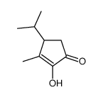 2-hydroxy-3-methyl-4-propan-2-ylcyclopent-2-en-1-one Structure