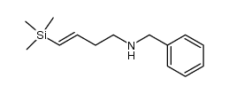 N-benzyl-(E)-4-(trimethylsilyl)-3-buten-1-ylamine结构式