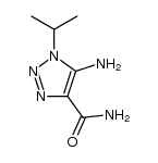 4-amino-5-carbamoyl-1-isopropyl-1,2,3-triazole结构式