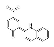 4-nitro-6-(1H-quinolin-2-ylidene)cyclohexa-2,4-dien-1-one结构式