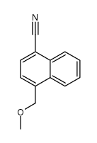 methoxy-(4-cyano-1-naphthyl)methane Structure