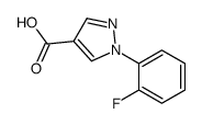 1-(2-氟苯基)吡唑-4-甲酸结构式