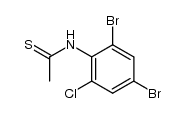 4,6-Dibromo-2-chlorothioacetanilide结构式