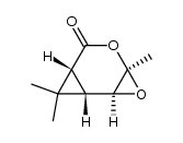 4,8,8-trimethyl-3,5-dioxatricyclo[5.1.0.02,4]heptan-6-one结构式