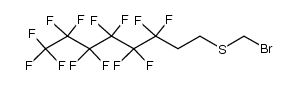 Bromure de (2-F-hexylethylthio)methyle Structure
