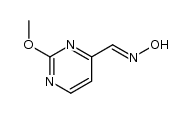 2-methoxy-pyrimidine-4-carbaldehyde oxime结构式