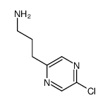 3-(5-chloropyrazin-2-yl)propan-1-amine Structure