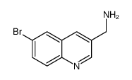 (6-bromoquinolin-3-yl)methanamine Structure