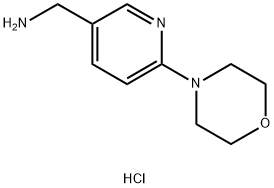 [6-(morpholin-4-yl)pyridin-3-yl]methanamine dihydrochloride structure