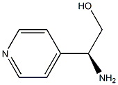 (2S)-2-AMINO-2-(4-PYRIDYL)ETHAN-1-OL结构式