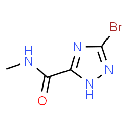 3-Bromo-N-methyl-1H-1,2,4-triazole-5-carboxamide Structure