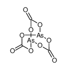 2,4,6,8,9,11-hexaoxa-1,5-diarsabicyclo[3.3.3]undecane-3,7,10-trione Structure