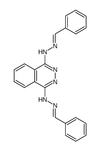 1,4-bis-benzylidenehydrazino-phthalazine结构式