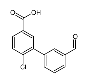 4-chloro-3-(3-formylphenyl)benzoic acid结构式
