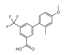 3-(4-methoxy-2-methylphenyl)-5-(trifluoromethyl)benzoic acid结构式