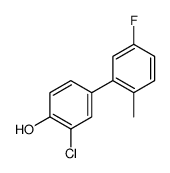 2-chloro-4-(5-fluoro-2-methylphenyl)phenol Structure