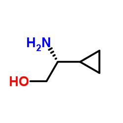(2R)-2-Amino-2-cyclopropylethanol结构式