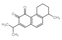 2-isopropyl-5,6,7,8-tetrahydro-8-methyl-3,4-phenanthrenedione结构式